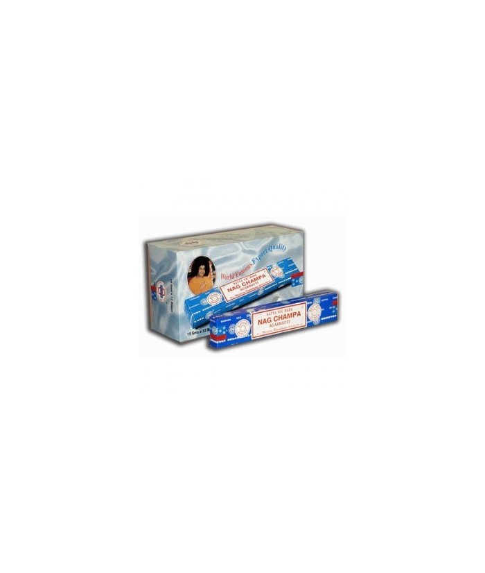 IN.SATYA NAG CHAMPA AZUL 100 GR. INCIENSO