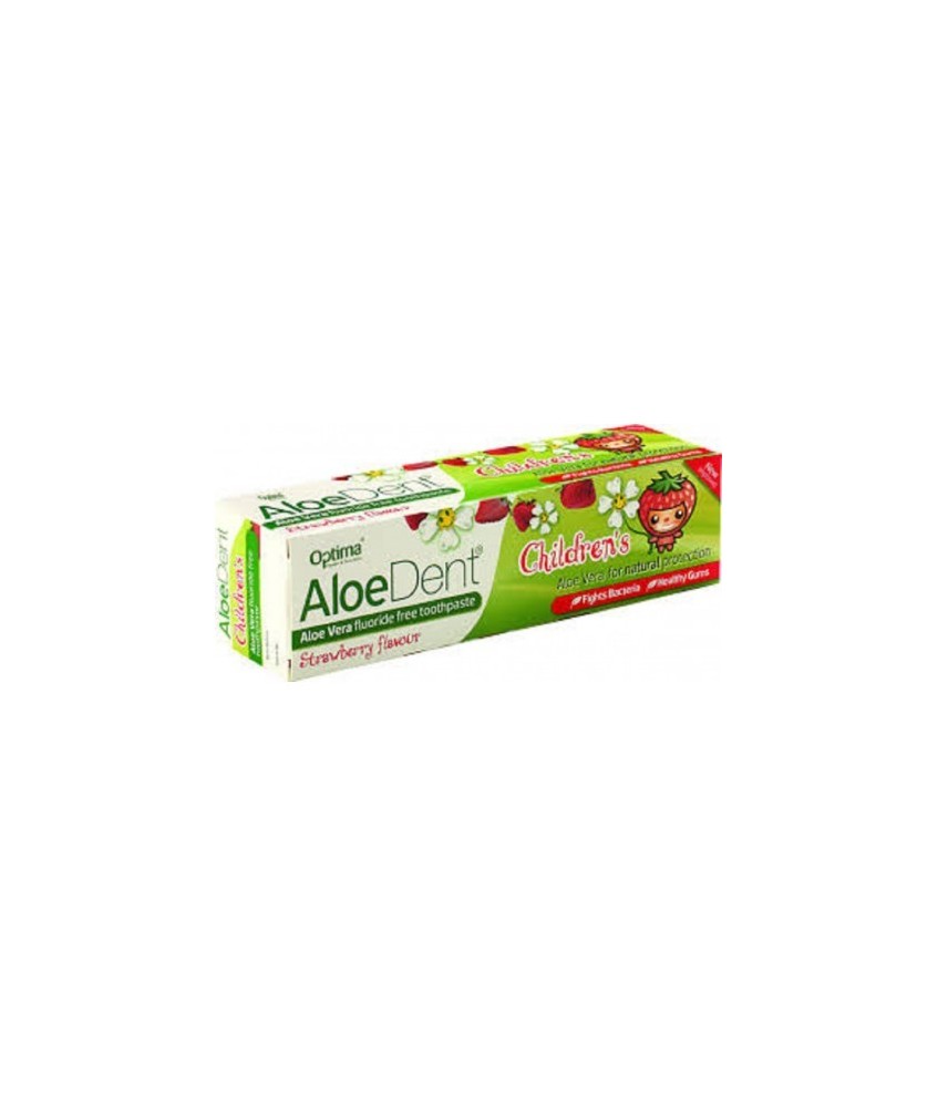 MD.DENTIFRICO ALOE NIÑOS FRESA SIN FLUOR 50 ML.