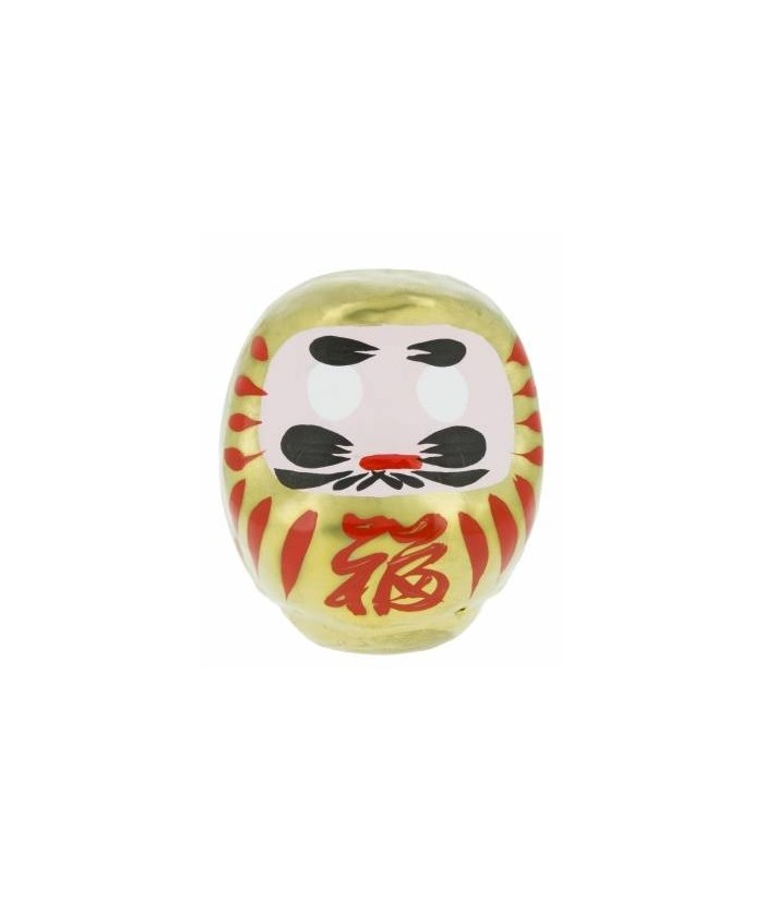 Daruma es el monje que llevó el budismo a China y también tiene muchas caras. Esta es una de sus caras mas populares: en Japón 