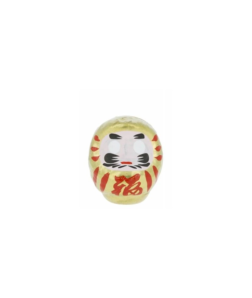 Daruma es el monje que llevó el budismo a China y también tiene muchas caras. Esta es una de sus caras mas populares: en Japón 
