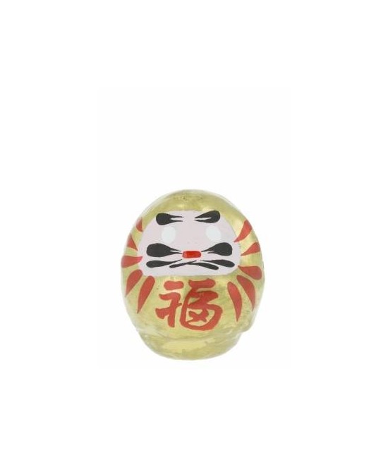 Daruma es el monje que llevó el budismo a China y también tiene muchas caras. Esta es una de sus caras mas populares: en Japón 