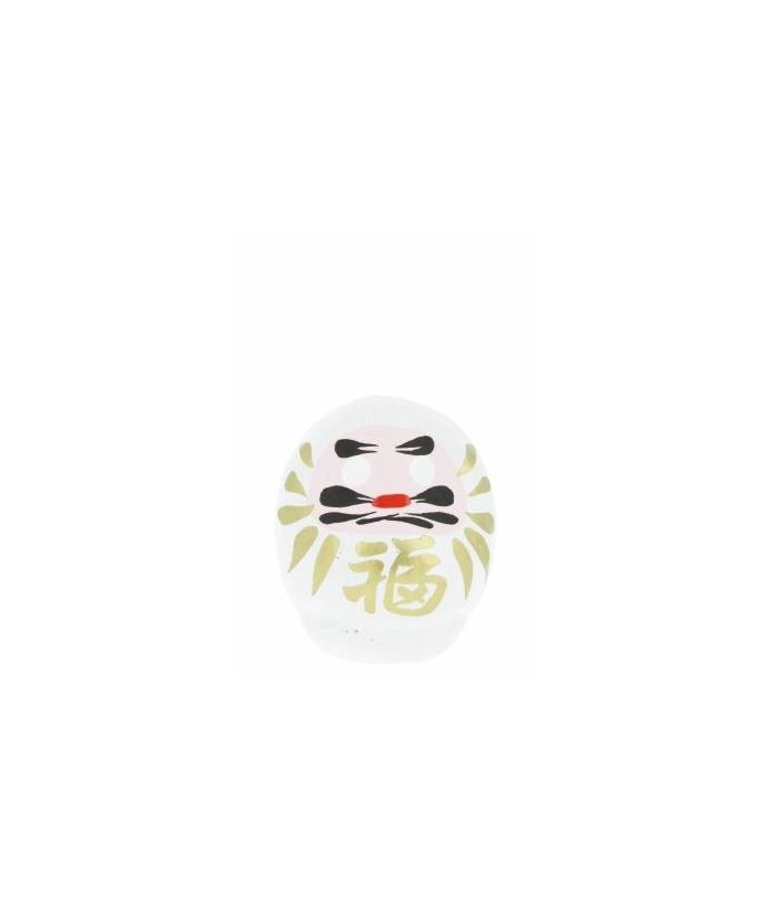 Daruma es el monje que llevó el budismo a China y también tiene muchas caras. Esta es una de sus caras mas populares: en Japón 