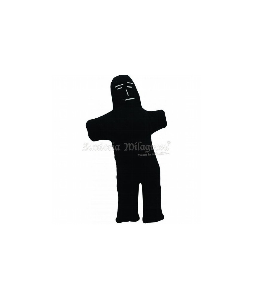 MS.MUÑECO VUDU NEGRO 16    20 CM.