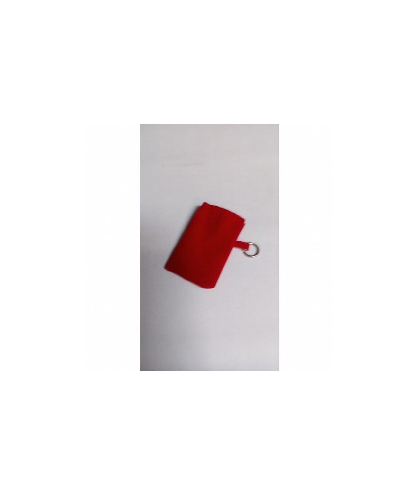 MS.BOLSITA RESGUARDO ROJA 5.5 X 3 CM.