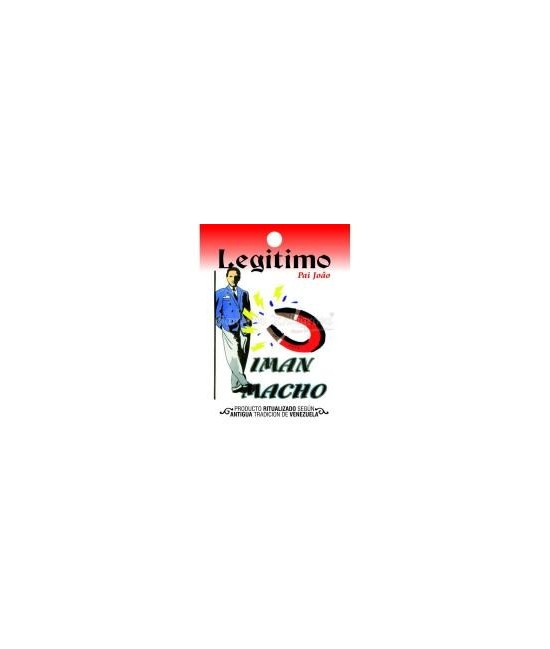 Amuleto Iman Macho con Bolsa Resguardo (Atracción)