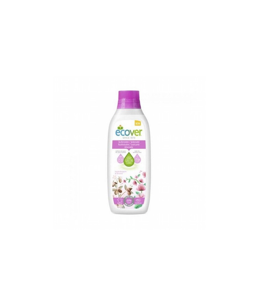 DESCRIPCIÓN DEL PRODUCTO
SUAVIZANTE FLOR MANZANA ALMENDRA 1 LITRO ECOVER   Descripción: Suavizante para toda la ropa. Protege 
