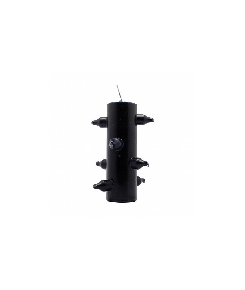 VELA FORMA 9 Mechas Tumba Trabajo Negro (Velon)