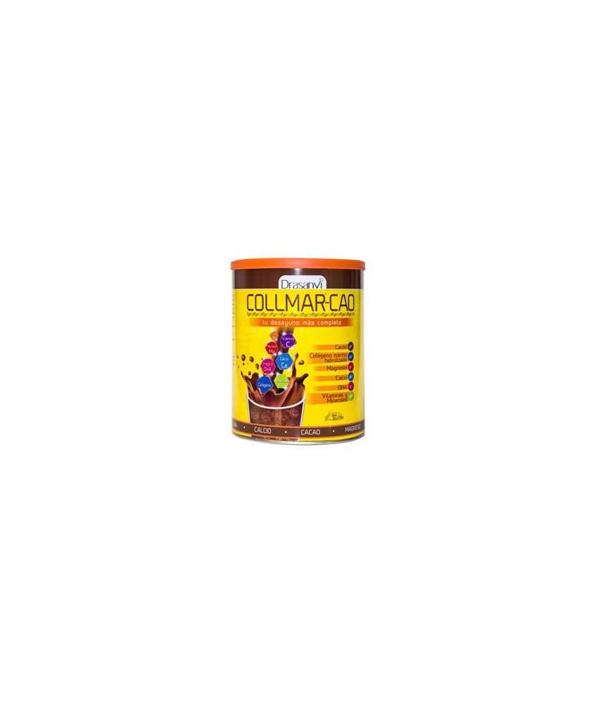 DESCRIPCIÓN DEL PRODUCTO
Collmar Cao Collmar® Cao es un complemento alimenticio a base de Cacao desgrasado de procedencia ecol