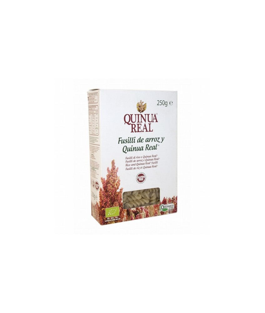 DESCRIPCIÓN DEL PRODUCTO
Los fusilli de arroz y Quinua Real son los únicos del mercado que están elaborados con un 25% de quin