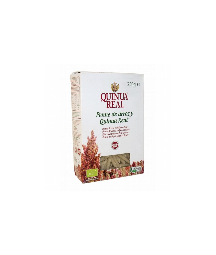 DESCRIPCIÓN DEL PRODUCTO
Los penne de arroz y Quinua Real son los únicos del mercado que están elaborados con un 25% de quinua