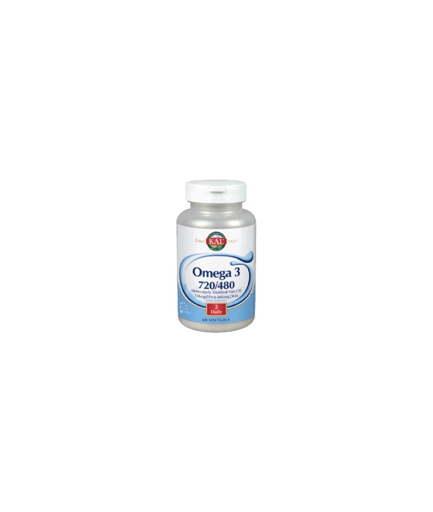 Omega 3 720/480REF. 83684
Omega 3 720/480 - 60 perlas

Descripción
Los productos a base de aceite de pescado de KAL® Fish p