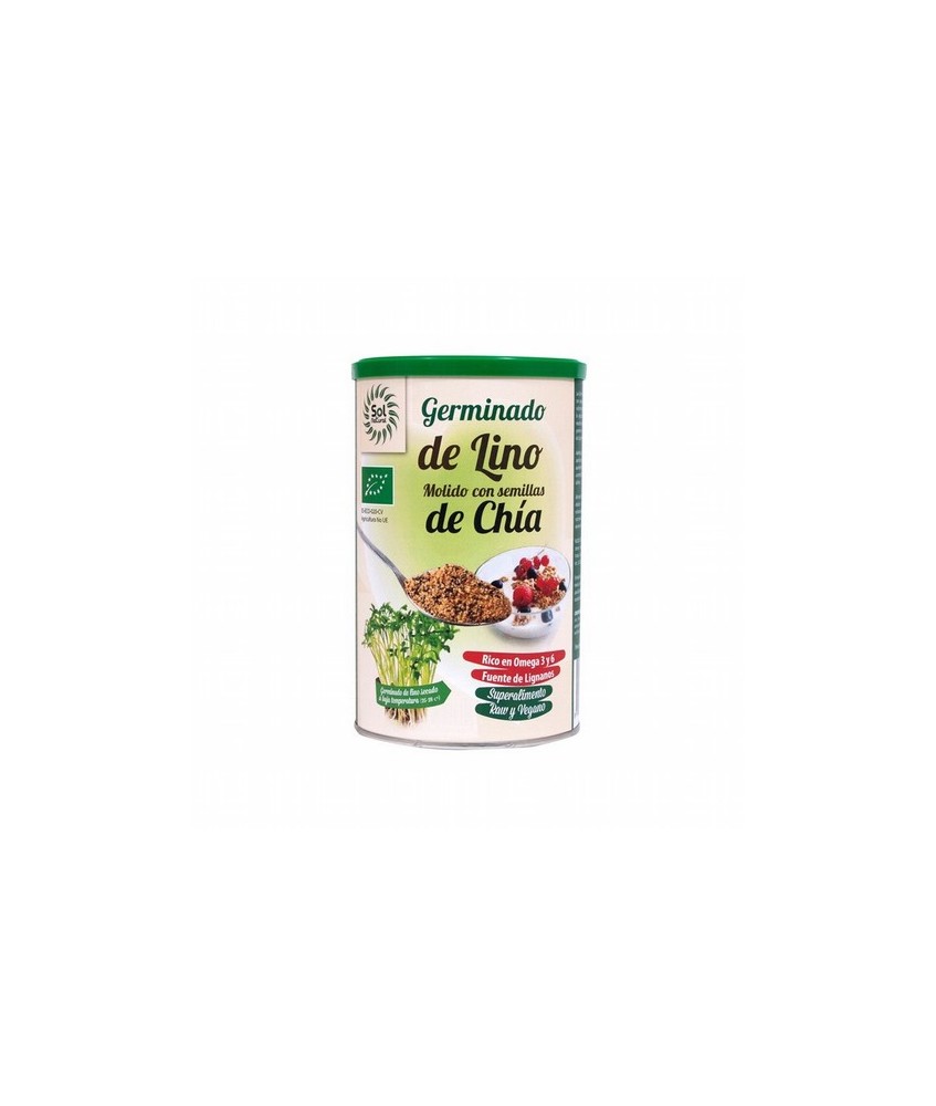 Ingredientes:
*Lino Germinado Molido (80%), *Semillas de Chía (20%).

* Ingredientes de la agricultura ecológica

 

 
