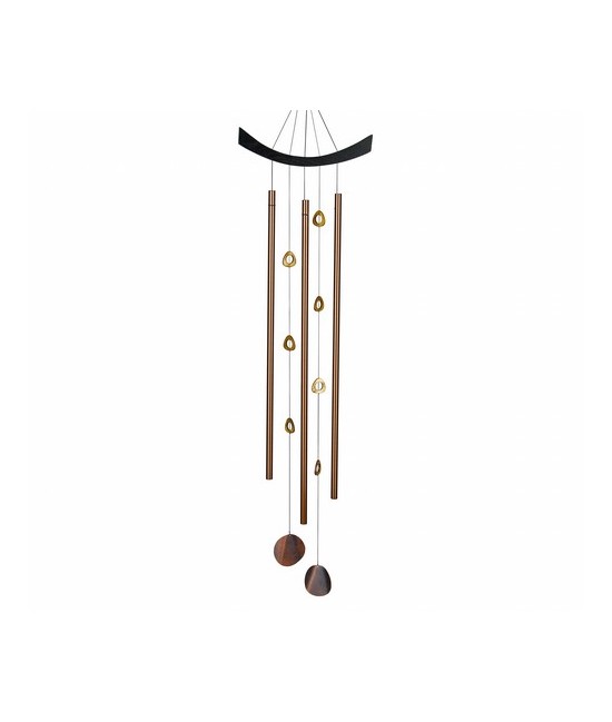 Según el antiguo sistema chino del feng shui, esta campana de viento está asociada al elemento metal. Permite activar y equilib