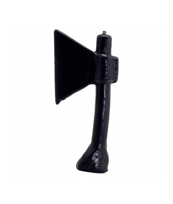 Vela Forma Hacha 19cm (Negro)