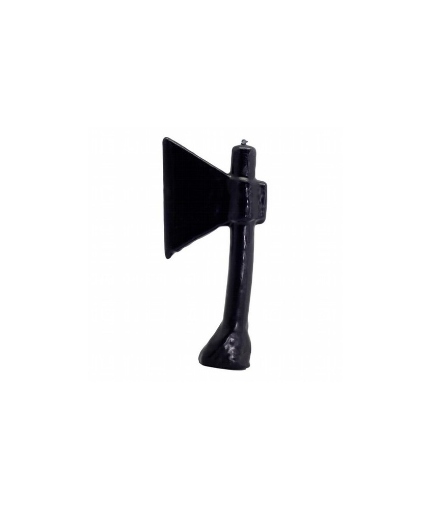 Vela Forma Hacha 19cm (Negro)
