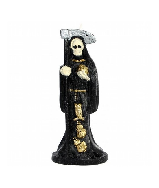 La imagen de la Santisima Muerte lleva grabados signos muy poderesos, Son inmensamente atrayentes, protectores y liberadores.
