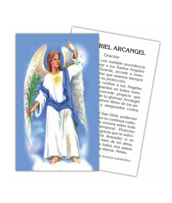 Estampa Arcangel Uriel 7 x 11 cm (P25)
