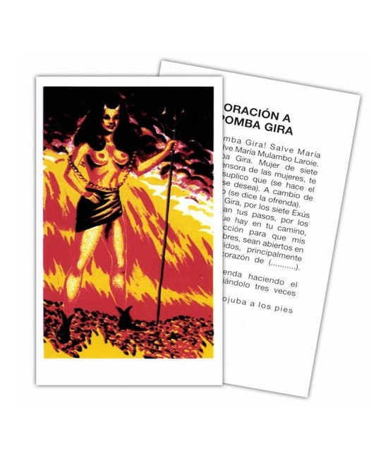 Estampa Pomba Gira 7 x 11 cm (P25)