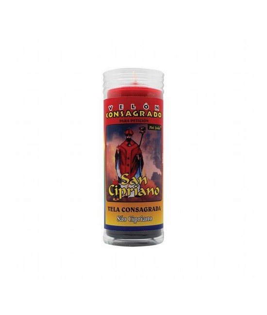  
Velon San Cipriano, consagrado y ritualizado para eliminar todo tipo de magias negras, brujerias, hechizos , maldades y nega