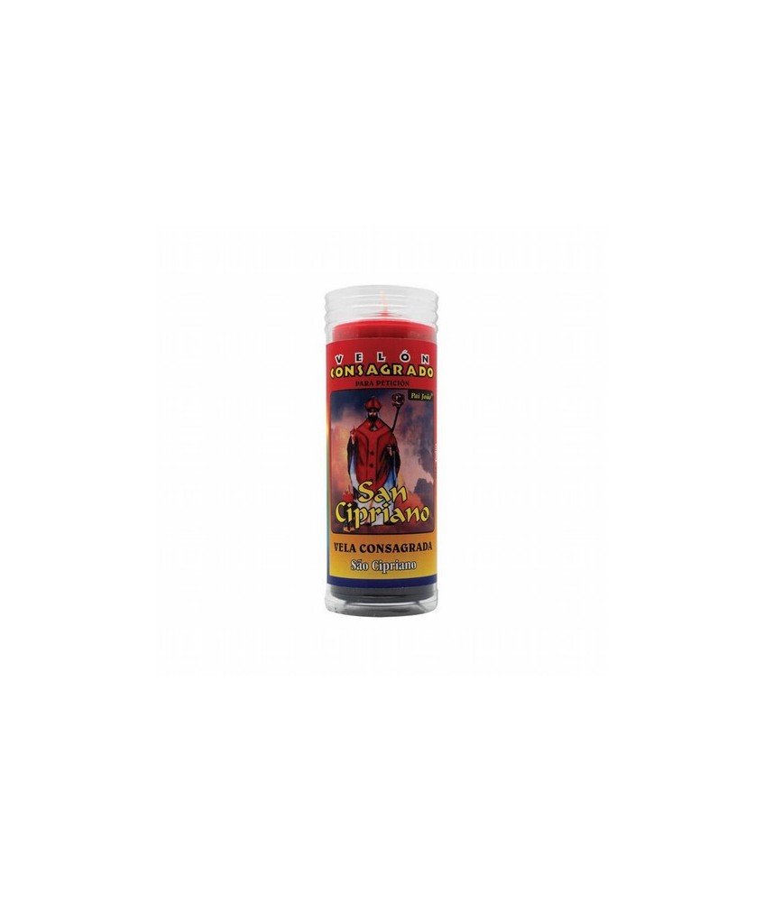  
Velon San Cipriano, consagrado y ritualizado para eliminar todo tipo de magias negras, brujerias, hechizos , maldades y nega