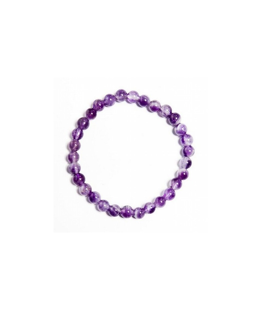 Pulsera Bola 6mm Amatista.
