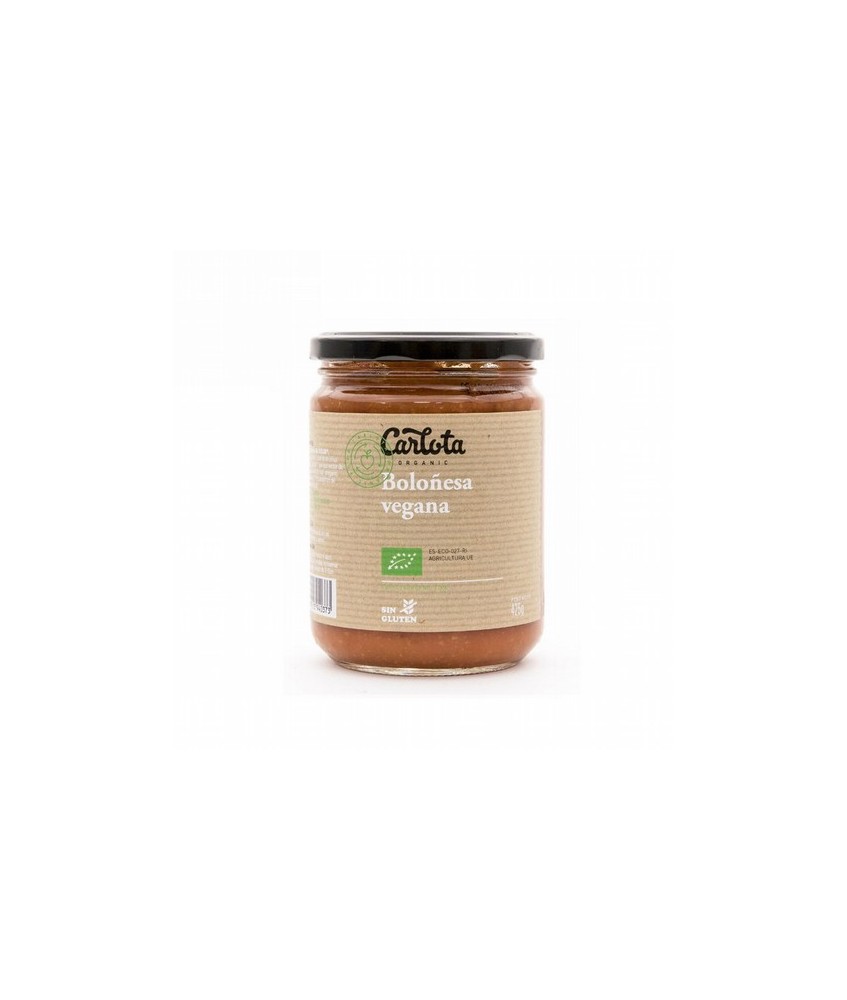 BOLOÑESA VEGANA BIO 425 G CARLOTA ORGANIC
 

Descripción:
Salsa boloñesa vegana con soja texturizada. Cocinada con aceite d