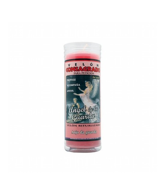 VELON CONSAGRADO Angel de la Guarda 14 x 5.5 cm (Rosa) (Incluye Ritual)
VCANR
Los Ángeles de la Guarda cuidan nuestro cuerpo 