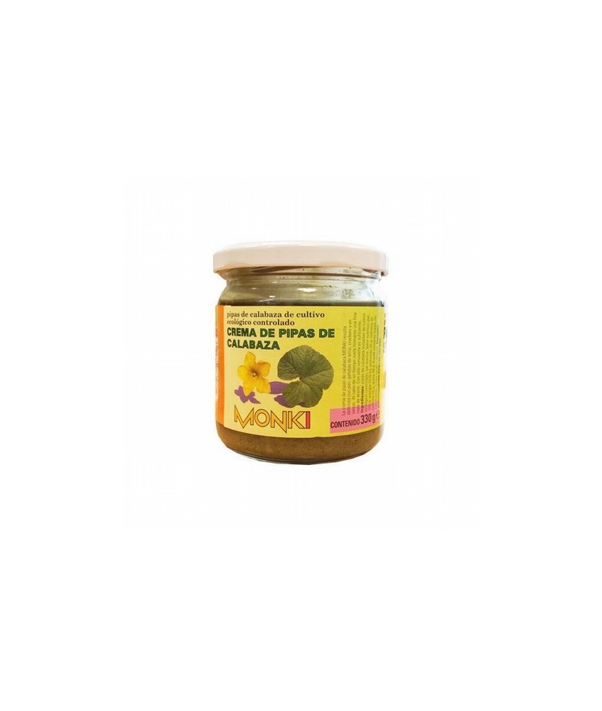 CREMA PIPAS DE CALABAZAS MONKI 330 GRS BIO
