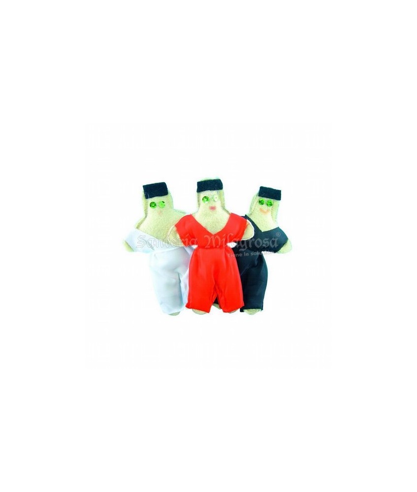 Muñeco Vudu Vestido Hombre ROJO14 cm aprox. (Fetiche con Expl.)

