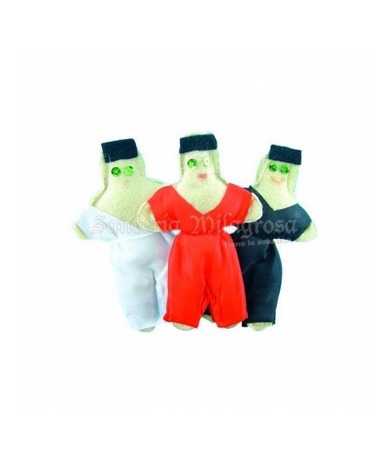 Muñeco Vudu Vestido Hombre NEGRO 14 cm aprox. (Fetiche con Expl.)

