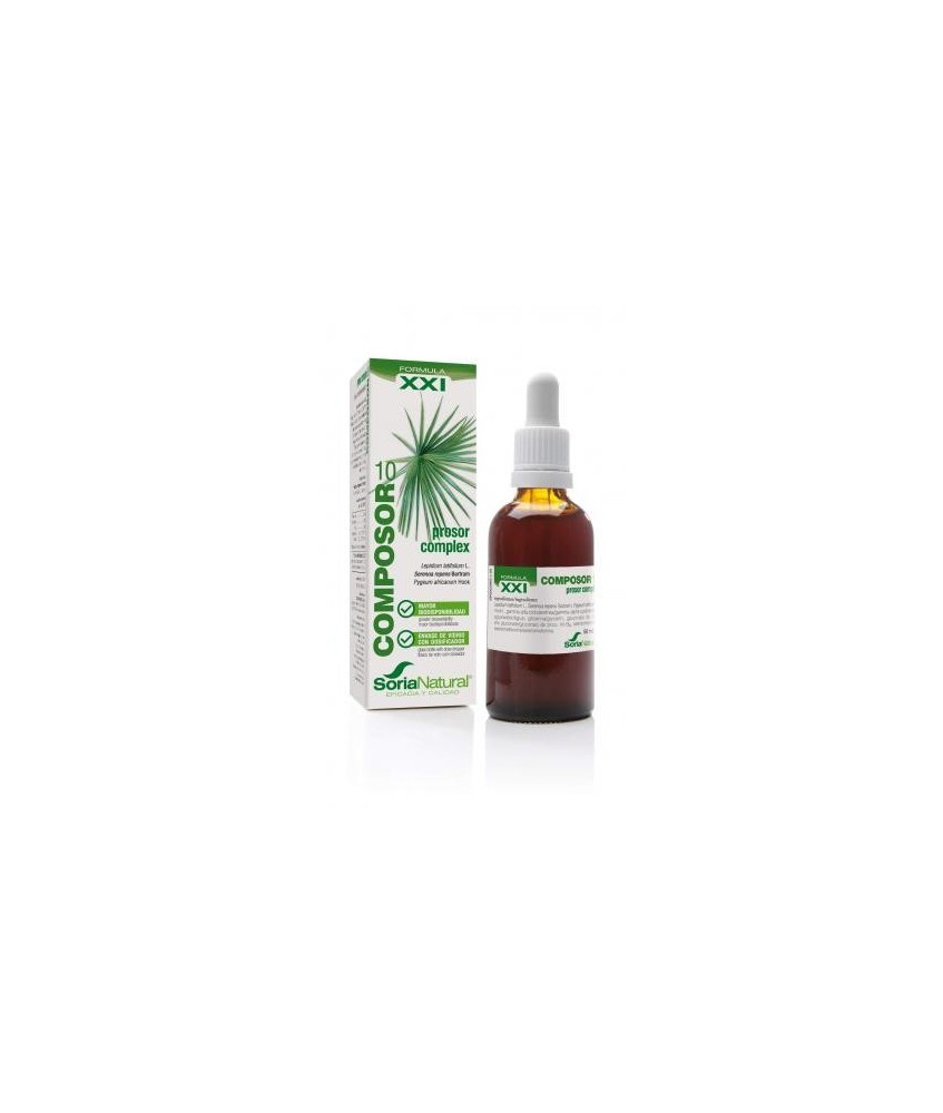 Ingredientes: Extracto fluido de Rompepiedras (Lepidium latifolium L., hoja) (1,8 g), extracto fluido de Sabal (Serenoa repens 
