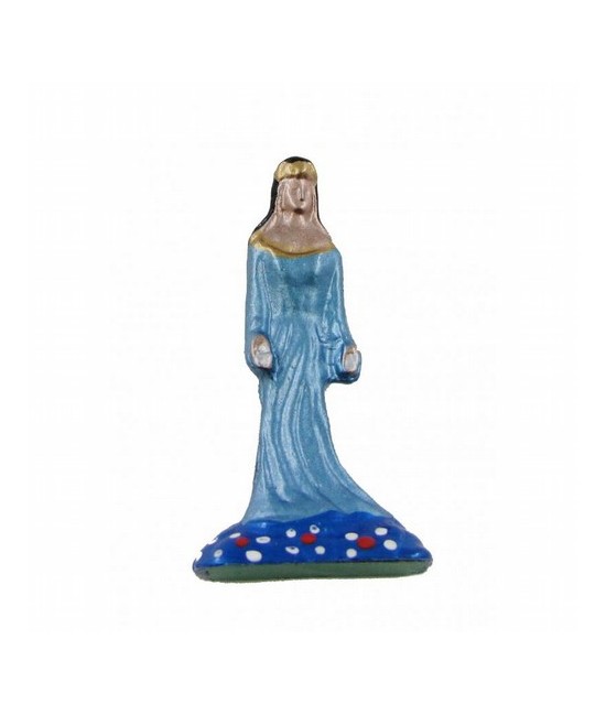 Amuleto Yemanja Metal a Color 5 cm (Incluye Estampa) (Imagen) (HAS)