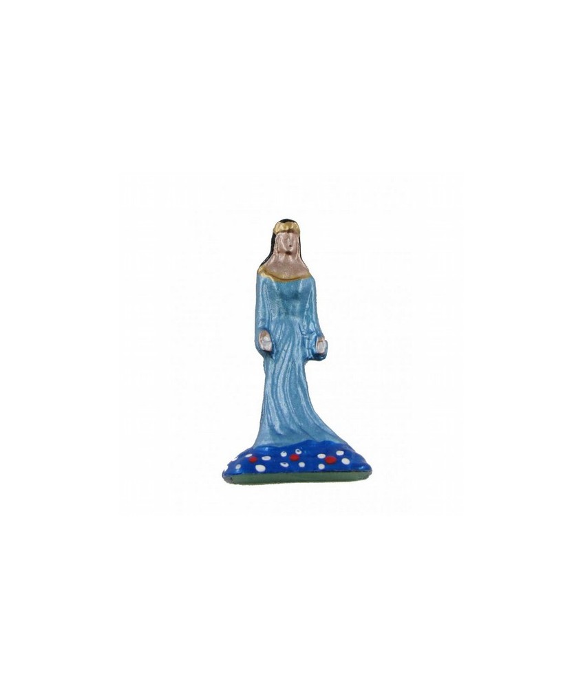 Amuleto Yemanja Metal a Color 5 cm (Incluye Estampa) (Imagen) (HAS)
