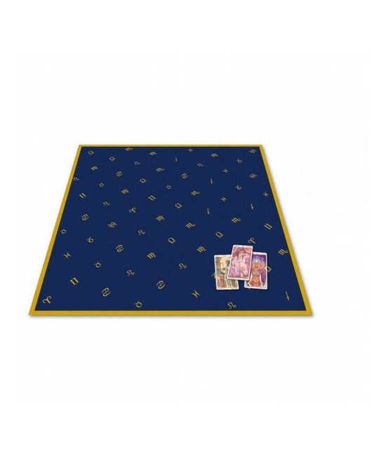 Tapete Terciopelo Astrologico 80 x 80 cm (Color: Negro)