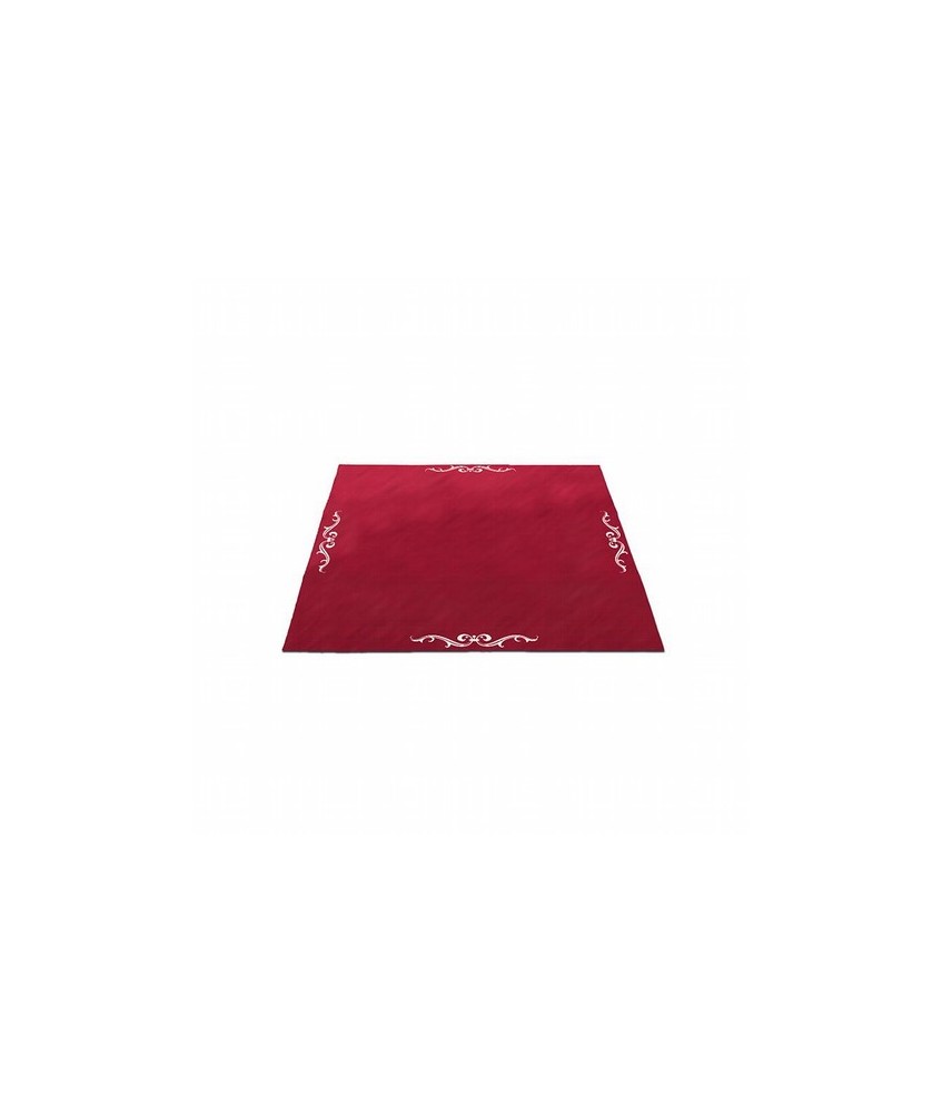 Tapete Terciopelo Lenormand 80 x 80 cm (Color: Rojo)
