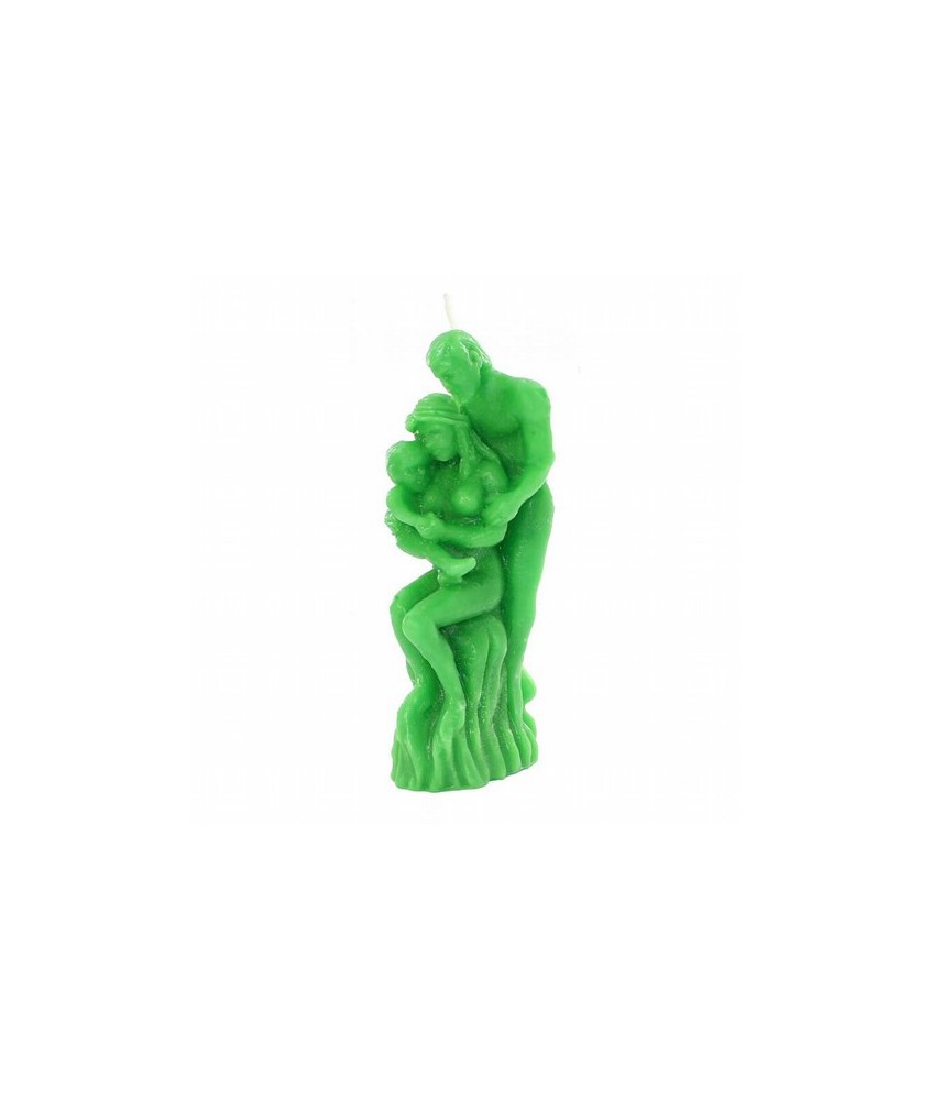 VELA FORMA FAMILIA FERTILIDAD 20 CM VERDE