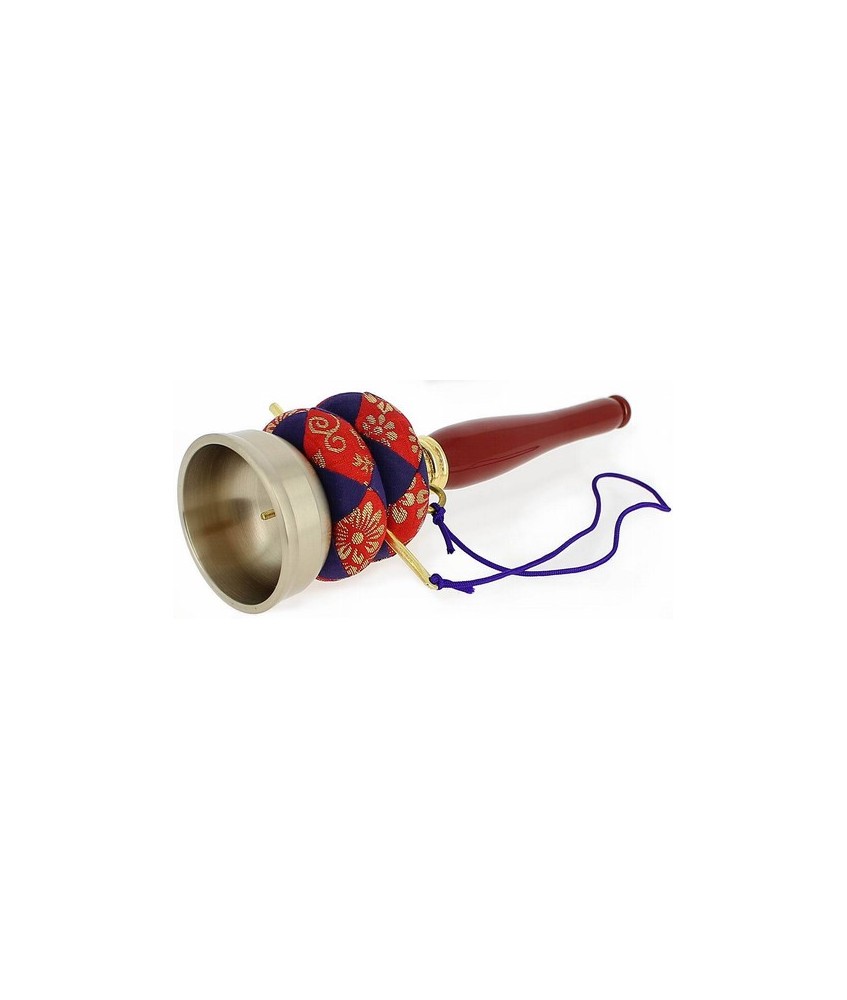 El in-kin forma parte de los instrumentos Zen. Está compuesto por una pequeña campana y una baqueta metálica unida con un cordó