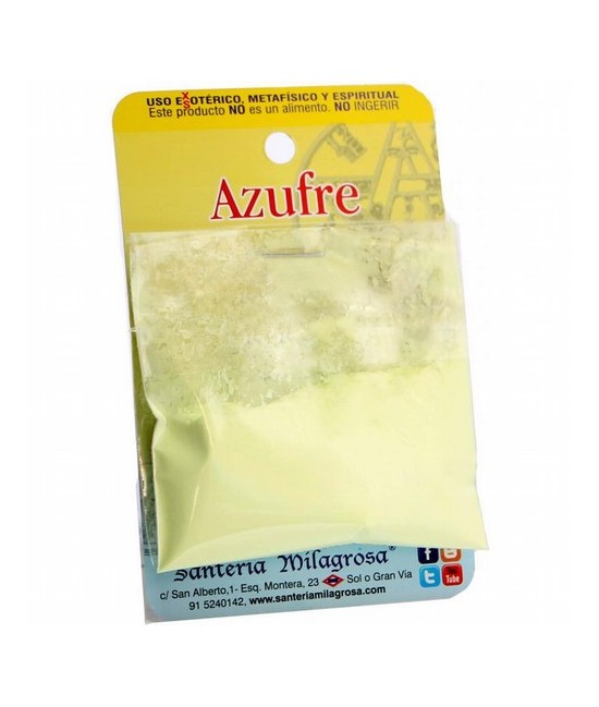 Art. Ritual Azufre en polvo
Aprox. 15 gr.