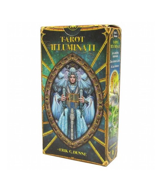 En el Tarot Illuminati cada detalle es significativo. Cada escena un tapiz rico y suntuoso de color, la acción , la expresión y