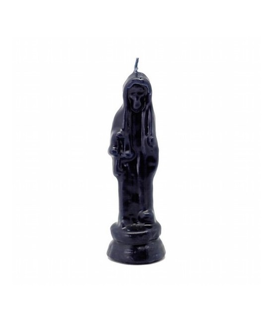 Vela Forma Santa Muerte Pequeño 13 cm (Negro)