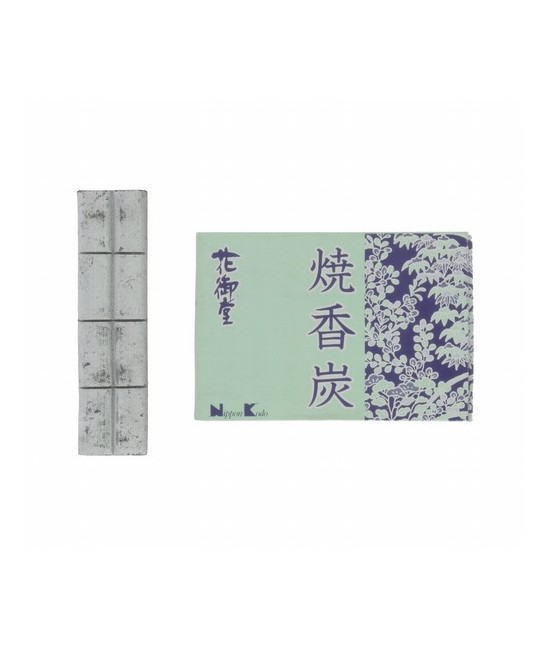 Made in: 
Japan
Características técnicas: 
Carbón vegetal, 5 barras con precortes para 20 usos
