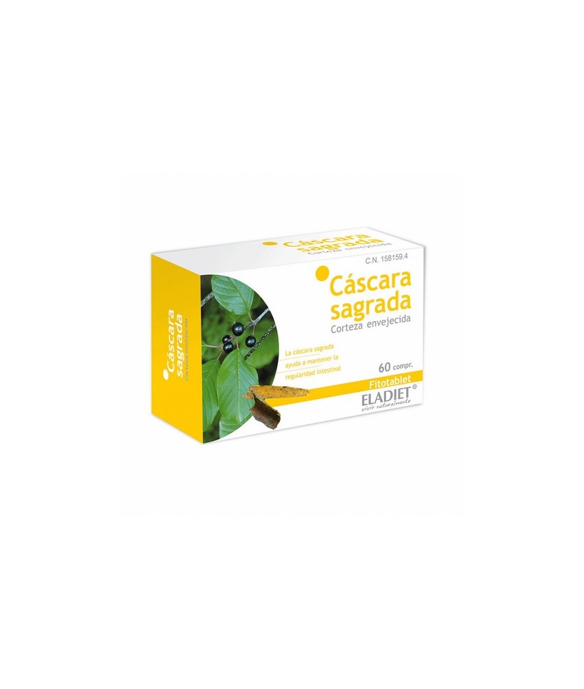 Composición: Por 1 comprimidos: 300 mg de cáscara sagrada.

60 COMP