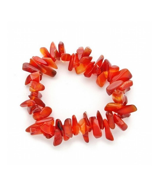 Pulsera chip Hawai elástica de Carneola.
