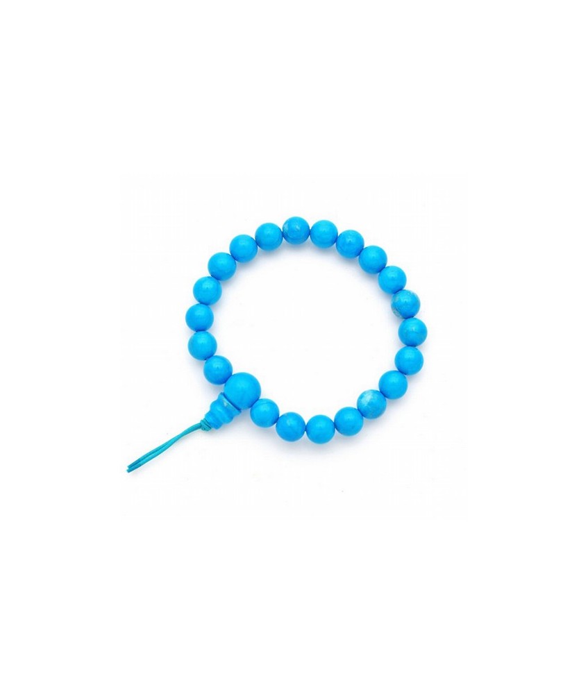 Pulsera de howlita en bolas de 8mm.

Presentada con cartón con el  nombre del mineral y su propiedad.