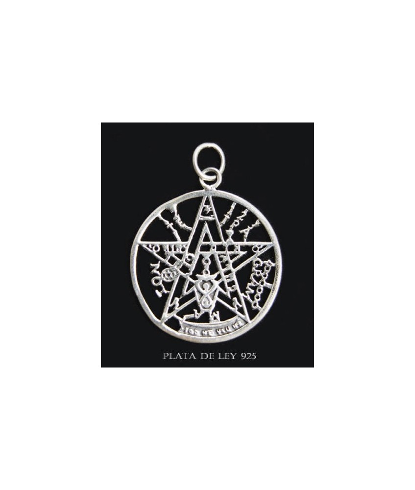 COLGANTE PLATA TETRAGRAMATRON
APROX. 2.5 CM DIAMETRO