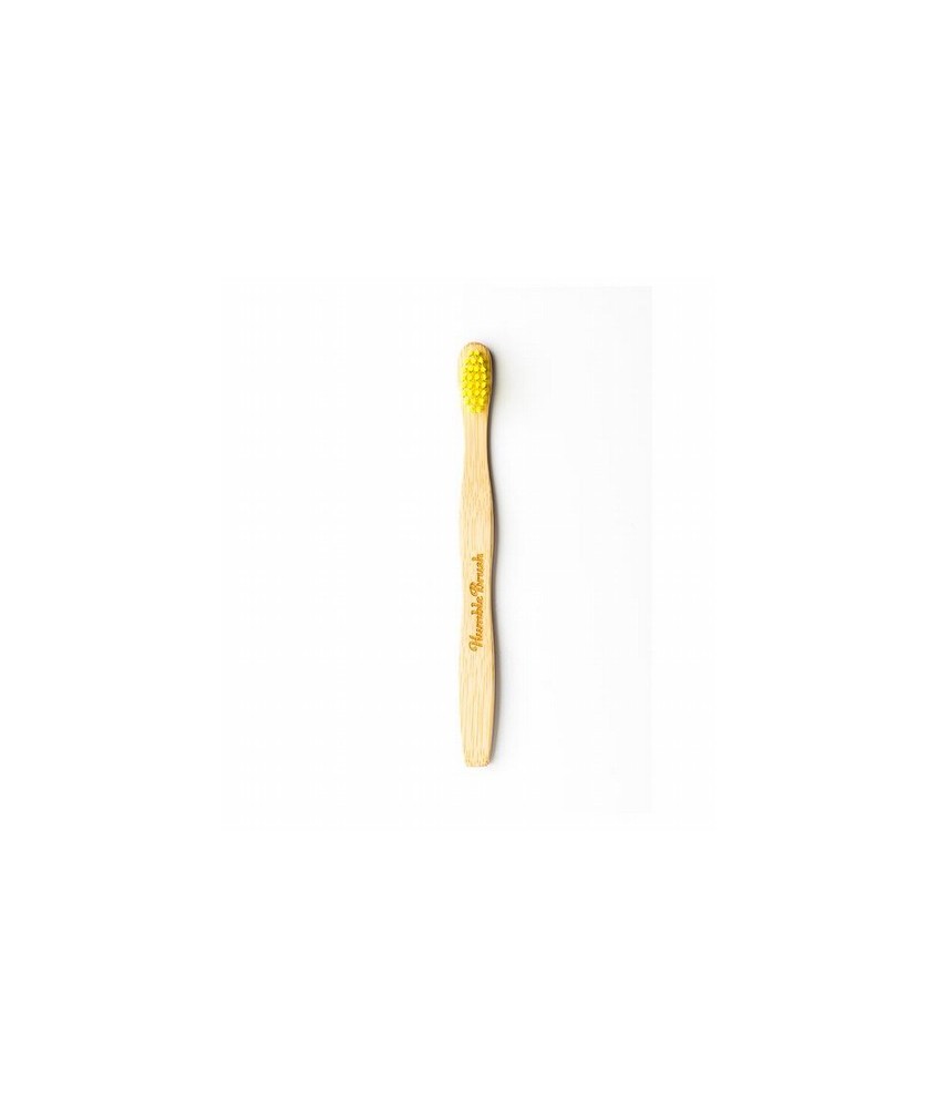HM.CEPILLO DIENTES BAMBU INFANTIL ULTRA SUAVE AMARILLO