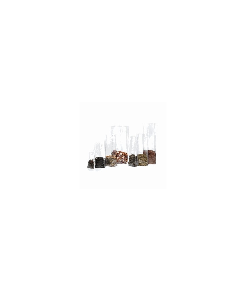 DB.BOLSAS VACIAS TRANSPARENTES 100 gr.(CELOFAN)