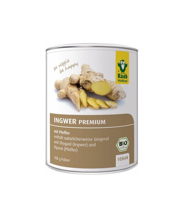 Con jengibre y  las sustancias picantes propias gingerol y shogaol

100 g