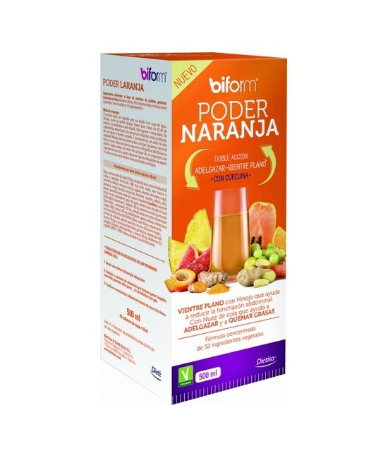 Complemento alimenticio a base de una fusión única de 32 extractos de frutas, verduras y plantas con propiedades complementaria