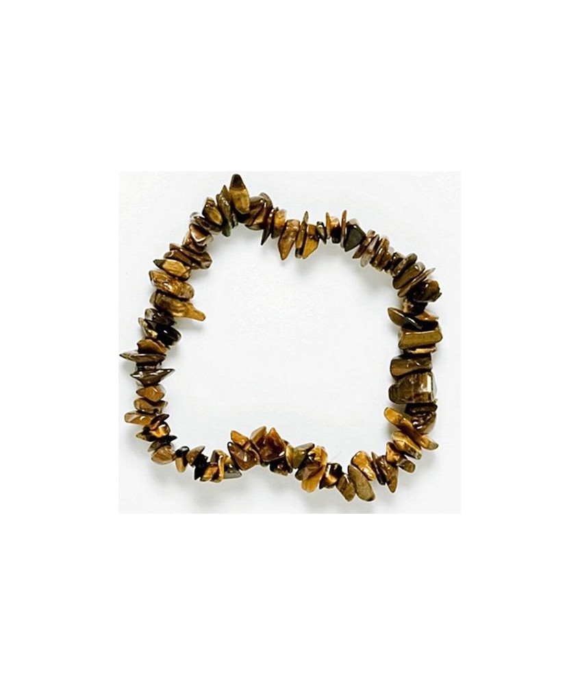 Pulsera Chip Ojo de Tigre.
Presentada en jinete de cartón con nombre de mineral y su propiedad.